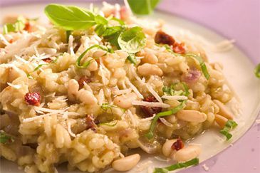 Pinienkern-Risotto